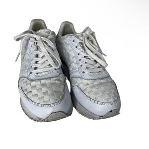 Woden Casual White Woven Sneakers Size 36 (US6)